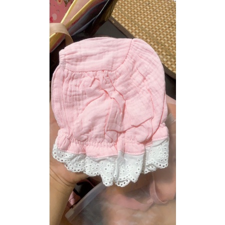 MŨ BÉ GÁI 🌟 FREESHIP 🌟 Mũ Ren Tiểu Thư Vải Mềm Cực Đáng Yêu Cho Bé Gái