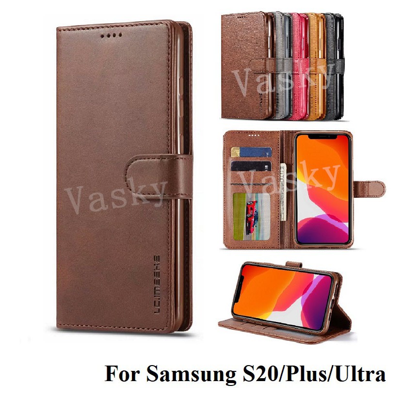 Samsung Galaxy S20 S20 Plus S20 Ultra A51 A71 A70 note8 9 10 A10 A50 A50S Case Wallet Luxury Leather Flip Magnetic Holder Cover