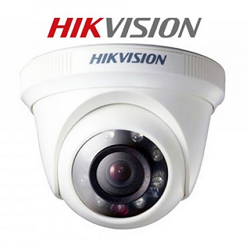 Camera HD-TVI Hikvision DS-2CE56C0T-IR bán cầu ngoài trời hồng ngoại 20m 1MP