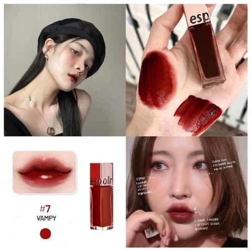 Son tint bóng ESPOIR mềm môi căng mọng Espoir Couture Lip Tint Shine Velvet Fall / Winter '21 ESPR03
