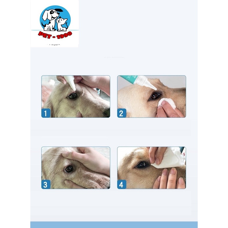 Dung Dịch Vệ Sinh Mắt EYE DROP Giúp Loại Bỏ Nước Mắt, Làm Khô Mắt Và Giảm Viêm Mắt Cho Chó Mèo Thú Cưng