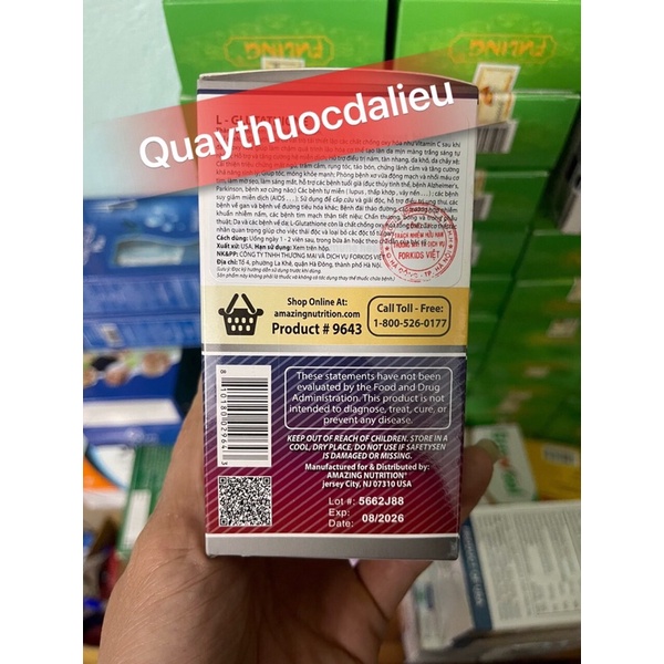 L-GLUTATHIONE VIÊN UỐNG GIÚP TRẮNG DA,TÀN NHANG