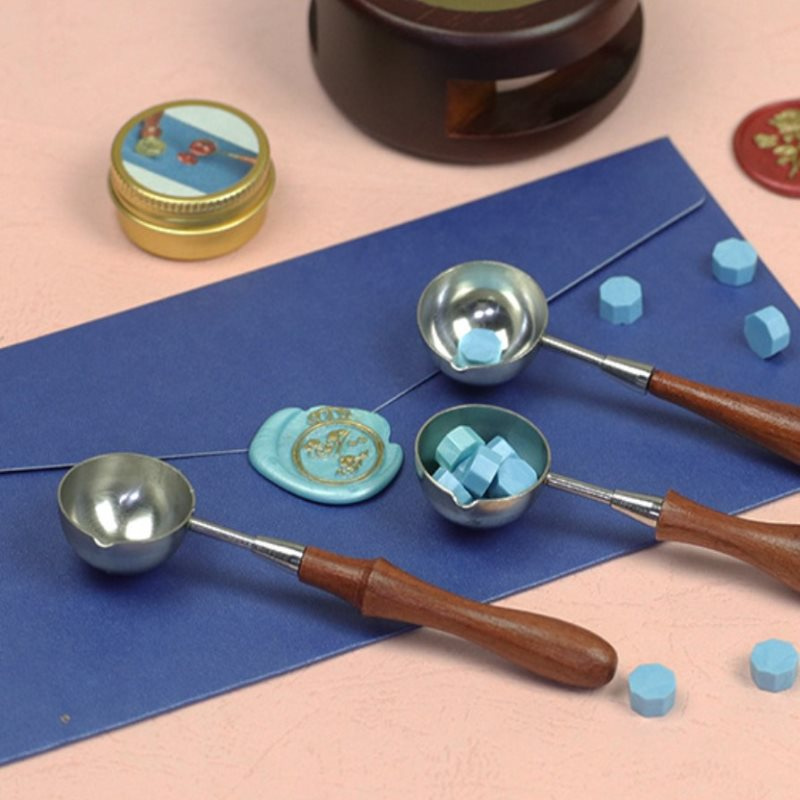 [newwellknown 0527] Spoon Sealing Wax spoon for Seal Stamp Beads vintage craft Envelope Wedding