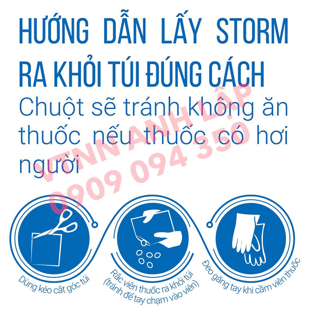 Thuốc chuột thông minh Storm gói 20 viên