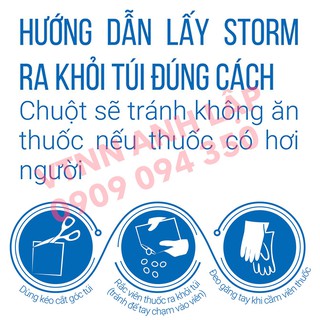 Thuốc chuột thông minh Storm gói 20 viên