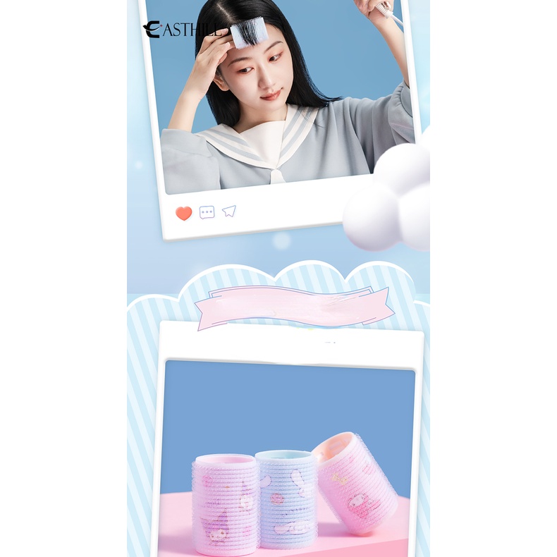 Set 4 Lô Cuốn Tóc Bằng Sắt Không Làm Tổn Thương Tóc Tiện Lợi