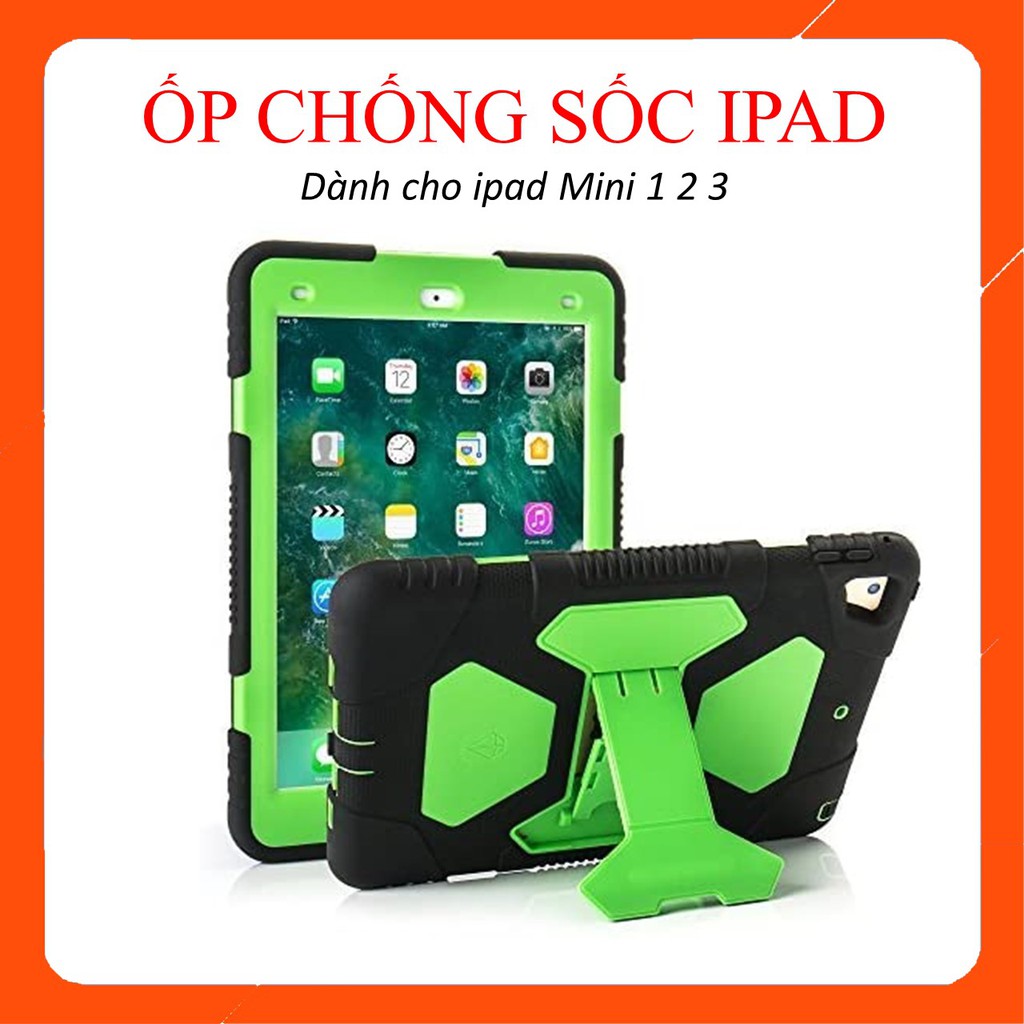Ốp ipad mini 1 2 3 chất liệu silicone cao cấp chống sốc N9