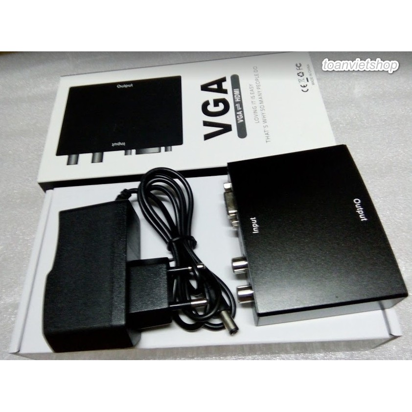 Bộ chuyển VGA to HDMI (sắt)