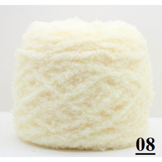 LEN BÔNG XÙ -  sử dụng đan móc áo khăn mũ,chăn ,thảm thú. Len mềm,ấm siêu nhẹ