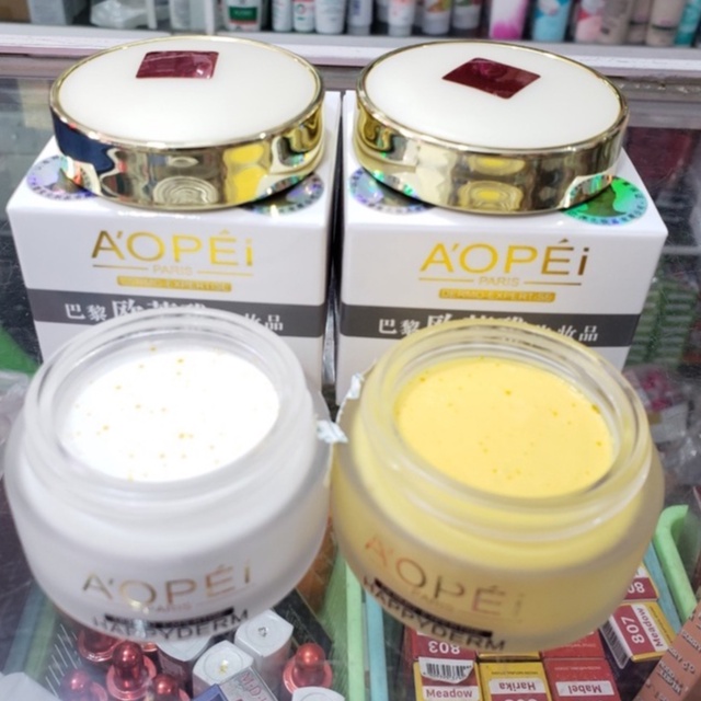 Combo kem sâm Aopei dưỡng trắng nám tàn nhang