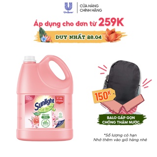 Nước rửa chén Sunlight Bưởi Tây & Hoa Anh Đào 3.6kg