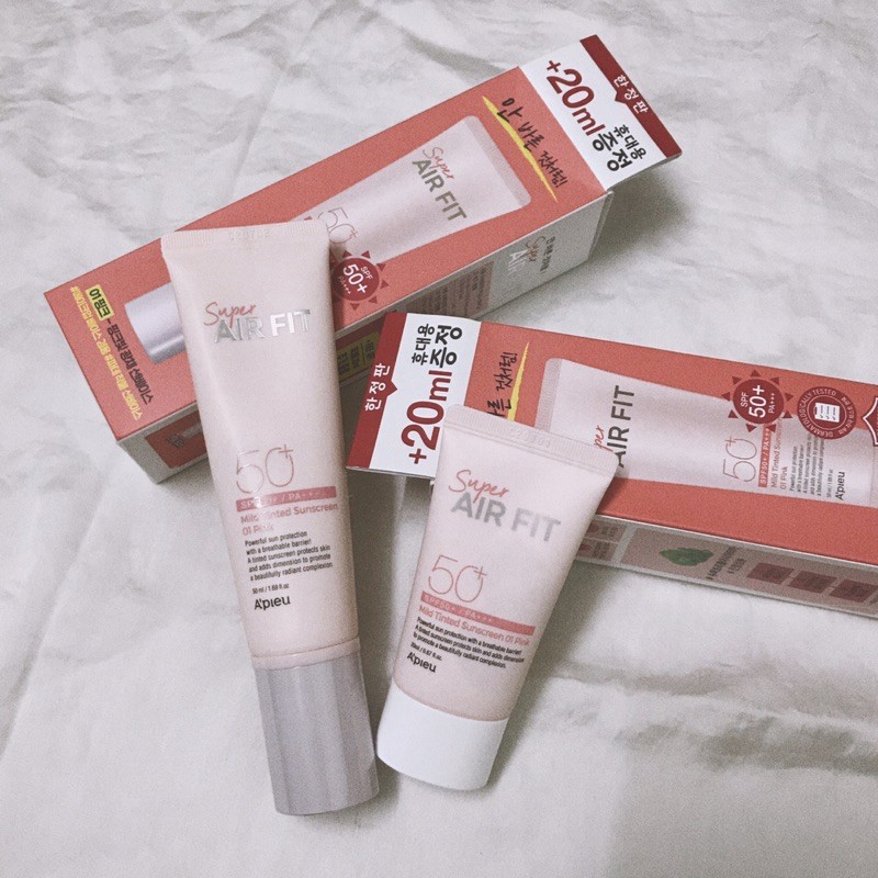 Kem chống nắng A’pieu Super Air Fit Mild Tint SPF50+ PA+++