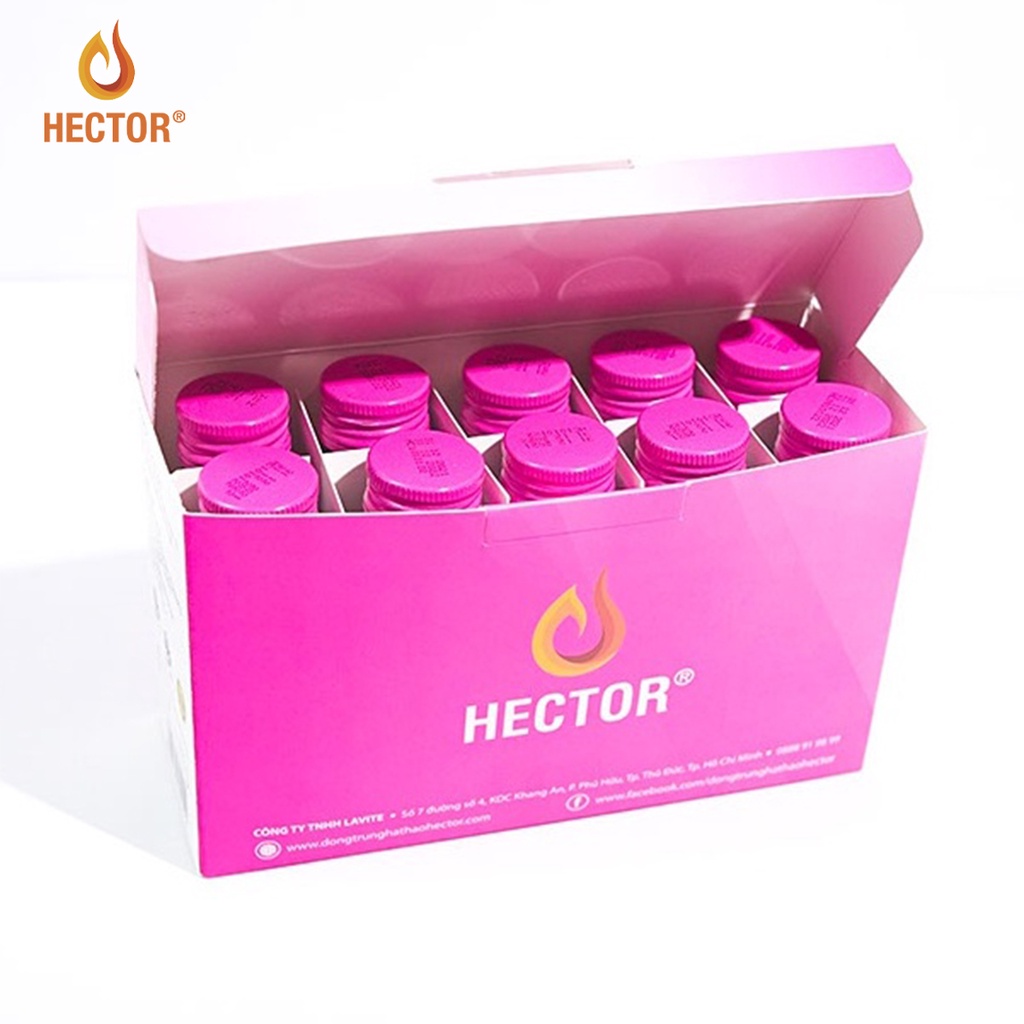 Nước uống collagen đông trùng hạ thảo Hector hộp 10 chai | BigBuy360 - bigbuy360.vn