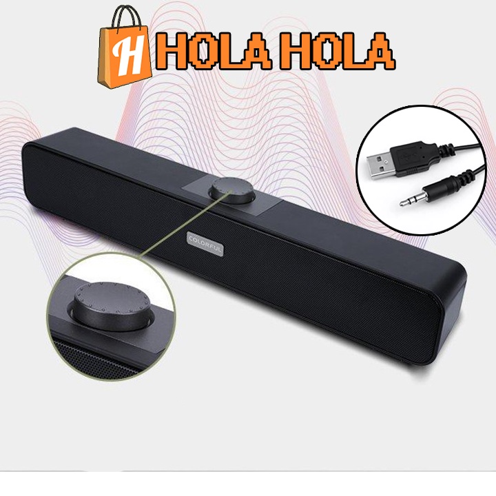 [Mã SKAMSALE03 giảm 10% đơn 200k] Loa máy tính Soundbar mini Colorful CSP-5201 Jack 3.5mm