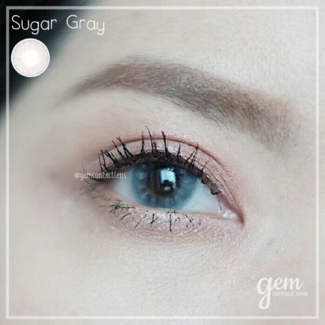 Áp Tròng Không giãn SUGAR GRAY Ẩm Cao 55% HSD 6 Tháng Lens Xám Xanh Tây Đi Tiệc Đủ Độ Phù Hợp Mắt Nhạy Cảm