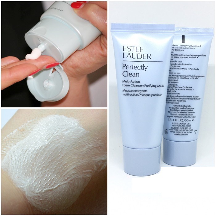 Sữa rửa mặt Estee Lauder Perfect Clean Foam Cleanser/Purifying Mask 30ml