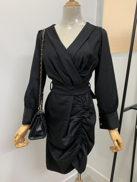 Đầm tim chéo nhún thun cực sang cùng với Sacy Dress | BigBuy360 - bigbuy360.vn