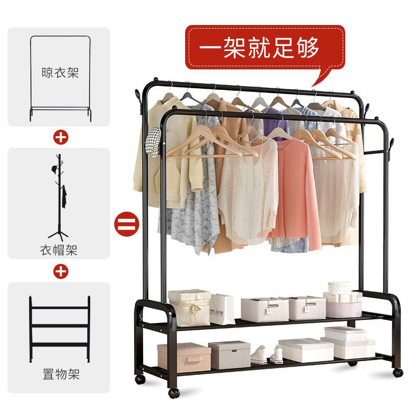 Tủ quần áo đơn giản Treo Lắp ráp Phòng ngủ tập thể Cho thuê lưu trữ Giá sàn