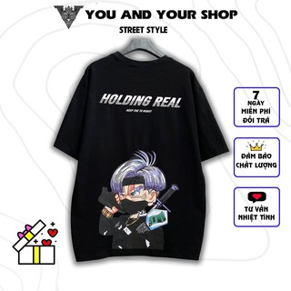 Áo thun tay lỡ YAYSHOP phông unisex nam nữ cotton mềm mịn in chữ Trunk họa tiết cực ngầu