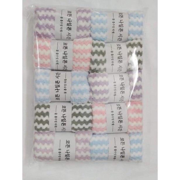 Khăn mặt Hàn Quốc cotton siêu thấm kích thước 30x50cm