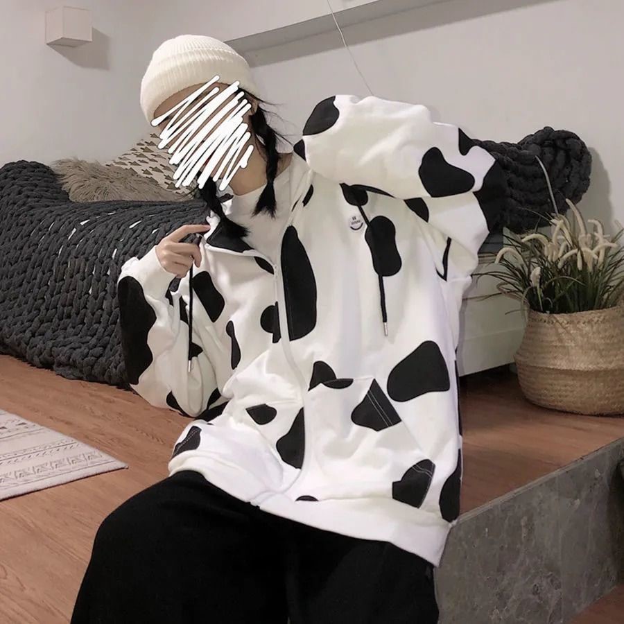 Áo Sweater Bò Sữa đáng yêu. phong cách Ulzzang Hàn Quốc tay dài. CoolZ C018