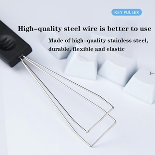 ECVN Keyboard Key Keycap Puller Remover With Unloading Steel Cleaning Tool Keycap Aid