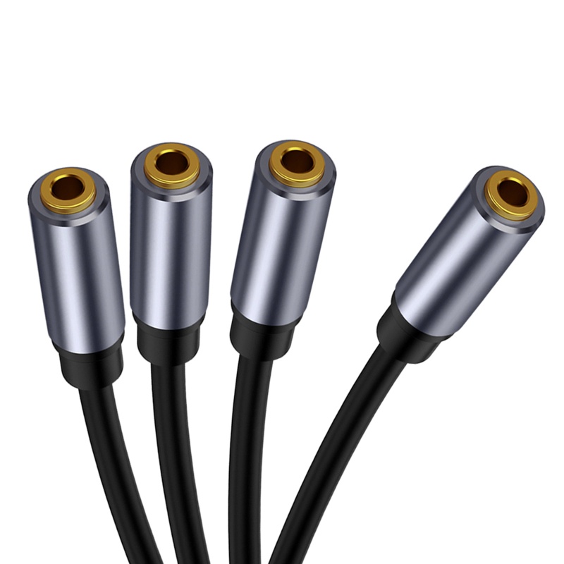 Cáp Chuyển Đổi Âm Thanh Cổng 3.5 Sang 3x 3.5mm Dài 30cm Chuyên Dụng Cho Tai Nghe