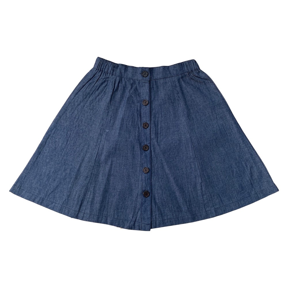 Chân váy chữ A ngắn màu xanh nhạt | BigBuy360 - bigbuy360.vn