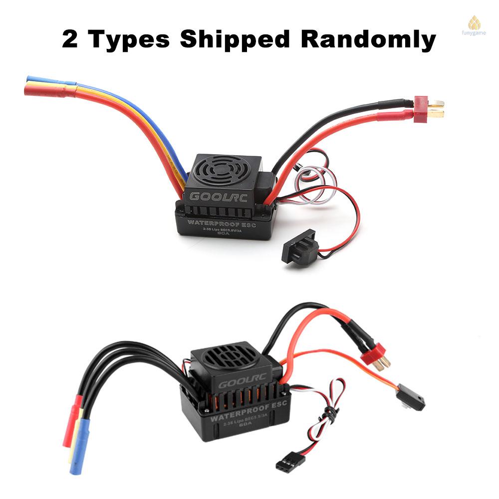 Động Cơ Không Chổi Than Chống Thấm Nước 3650 4300KV ESC 60A ESC 60A Cho Xe Điều Khiển Tỉ Lệ 1 / 10