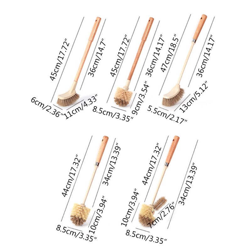 Bàn Chải Vệ Sinh Toilet Cán Dài Đa Năng Tiện Dụng