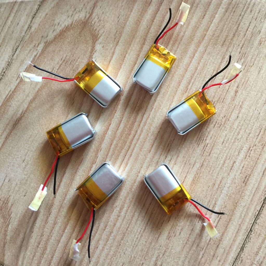 Pin Li-Po 3.7V 501015 50mAh cho tai nghe Bluetooth