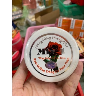 Kem bông Hồng hoàng gia mix 4 trắng da toàn thân