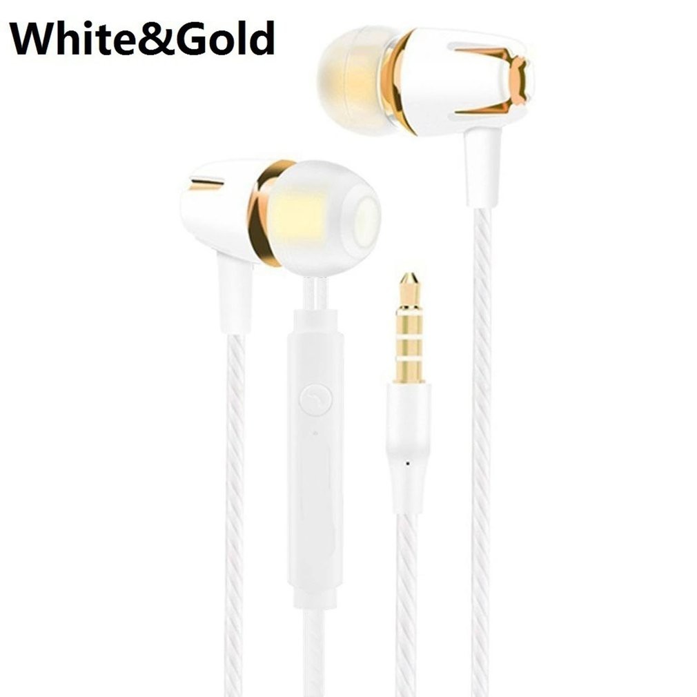 Tai nghe nhét tai có dây giắc cắm 3.5mm tích hợp micro chất lượng cao dành cho điện thoại 3,5 mm / Nhiều màu cho Android IOS