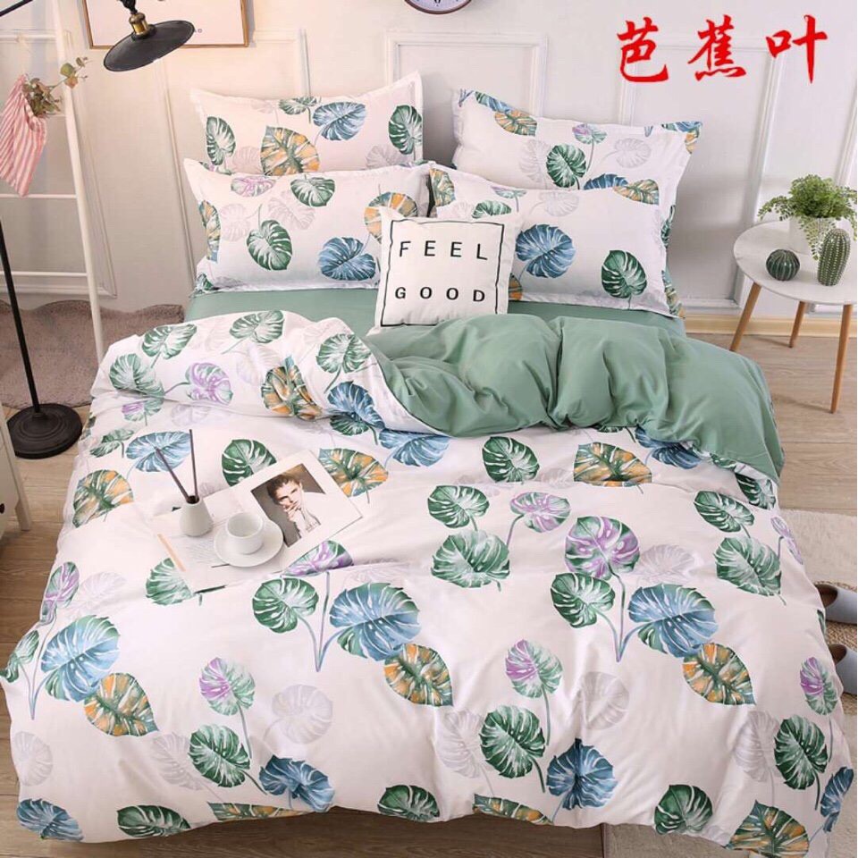 Set chăn chần ga gối poly cotton nhập khẩu ( 5 món )