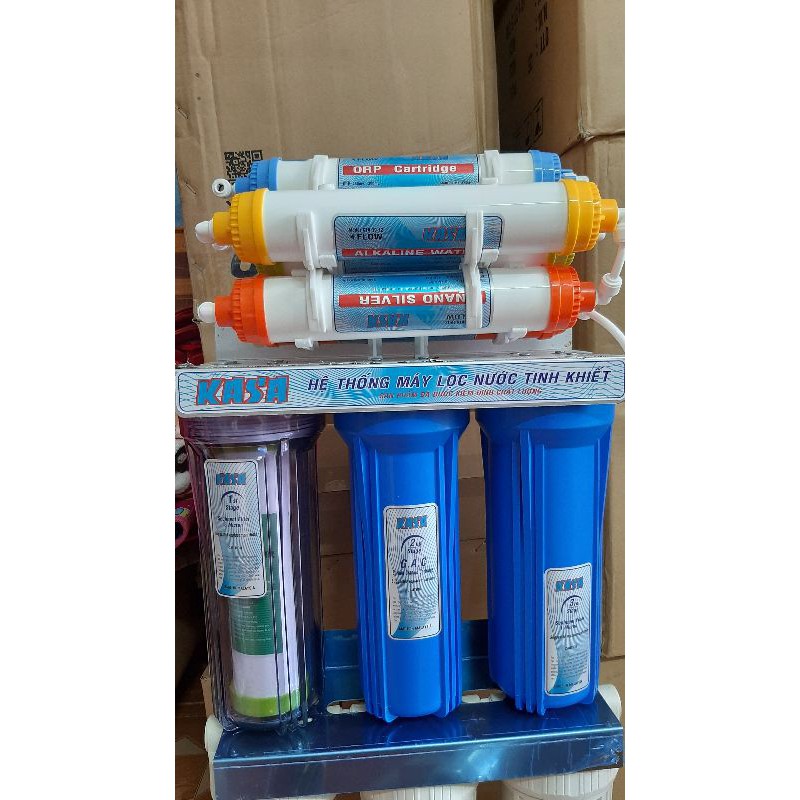 BỘ LỌC NƯỚC KASA 8 CẤP KHÔNG NƯỚC THẢI + KHÔNG DÙNG ĐIỆN