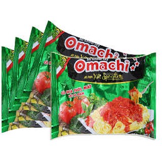 Combo 10 Gói Mì Trộn Omachi Sợi Khoai Tây Sốt Spaghetti Mới