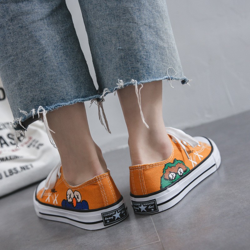 [Mã FAGREEN245 giảm 10% tối đa 30K đơn 99K] Giày sneaker kaw sesame street cổ thấp | WebRaoVat - webraovat.net.vn