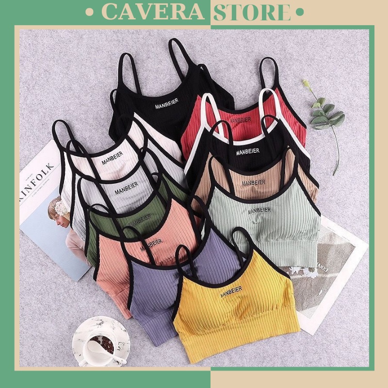 Áo Bra Hở Lưng - Bra Chất len tăm mềm, co giãn thoải mái, nhiều màu In Chữ Tạo Điểm Nhấn Sexy - B536