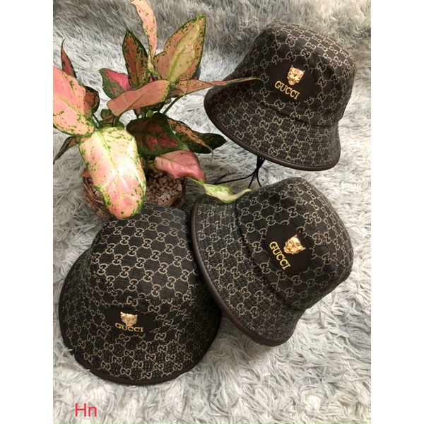 Nón bucket nam nữ, mũ bo cụp gcc thiết kế logo đầu sói mạnh mẽ, cá tính