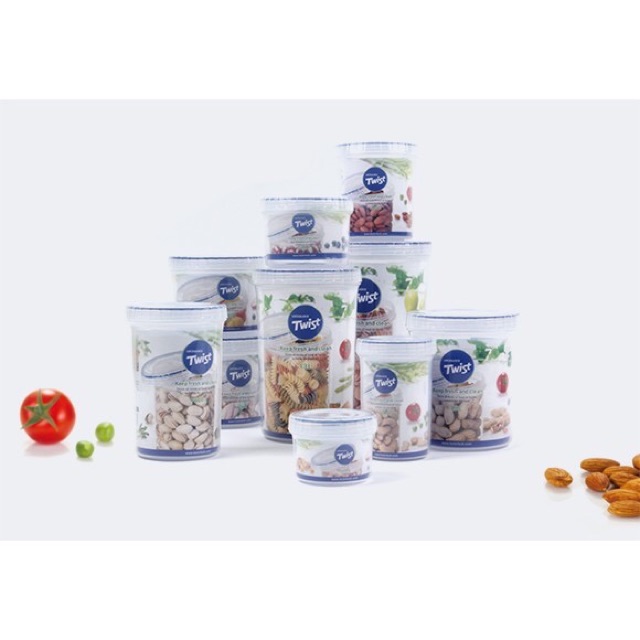 Hộp bảo quản Lock&Lock Twist 150ml-1.9L (LLS111, LLS113, LLS121, LLS122, LLS123, LLS131, LLS132, LLS133, LLS141, LLS143) | BigBuy360 - bigbuy360.vn