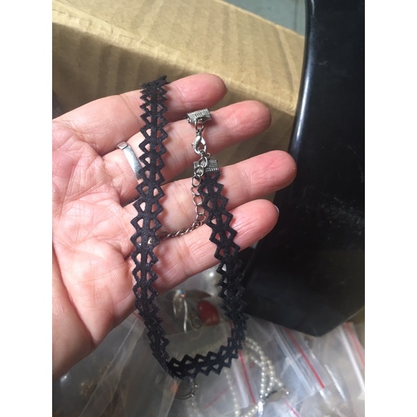 Vòng cổ thời trang choker si tuyển Nhật