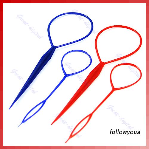 1 bộ dụng cụ tạo kiểu tóc tết đuôi ngựa kiểu mới