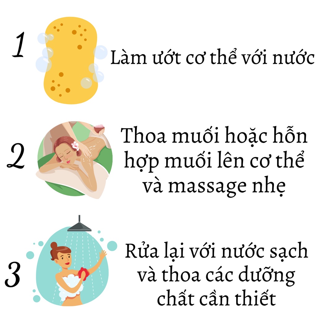 Muối tắm tẩy tế bào chết sữa bò A Bonne Spa Milk Salt Thái Lan 350gr tẩy da chết toàn thân TBC03