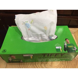 Giấy khô đa năng Cellox Purify Rosy Hộp 100 tờ ,2 lớp