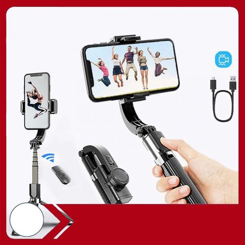 Gậy Tự Sướng, Gậy Selfie, Chụp Hình Chống Rung Gimbal⚡️𝐂𝐀𝐎 𝐂𝐀̂́𝐏⚡️ Kết Nối Bluetooth, Kèm Chân Đỡ Tự Đứng Dài 86cm