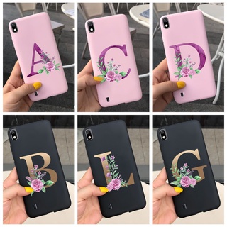 Ốp Điện Thoại Silicone Mềm In Chữ Cái Phong Cách Cho Samsung Galaxy A10 SM-A105F Samsung A10 A 10 2019