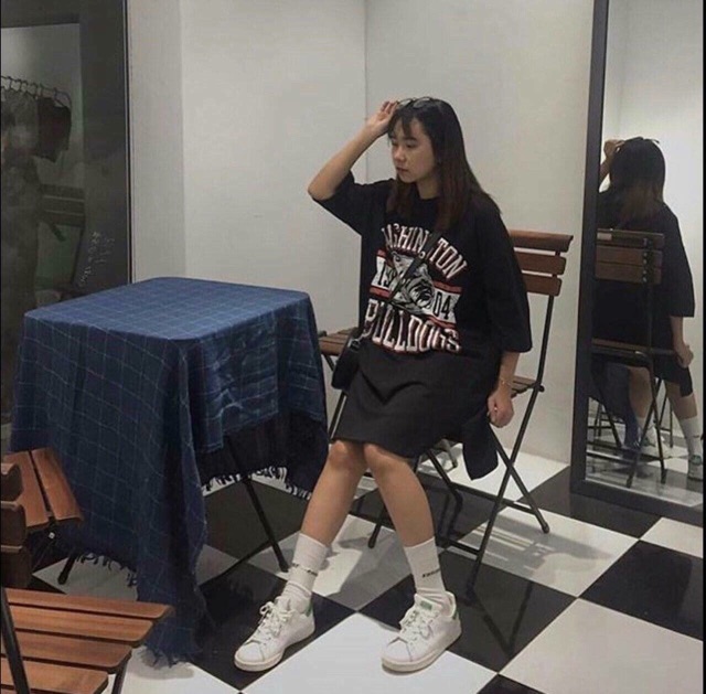 ĐẦM THUN SUÔNG BULLDOG OVERSIZE DRESS - ĐẦM FROM RỘNG