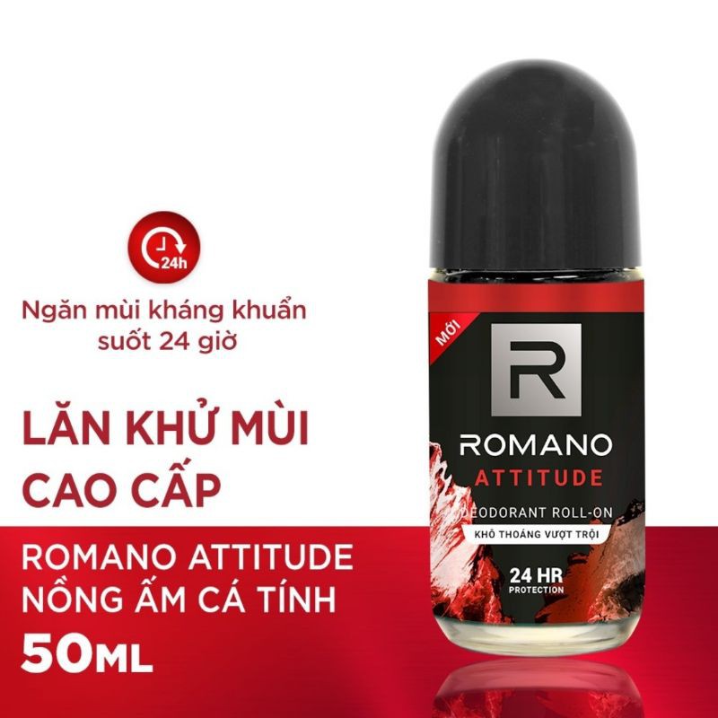 Lăn khử mùi Romano hương nước hoa 50ml