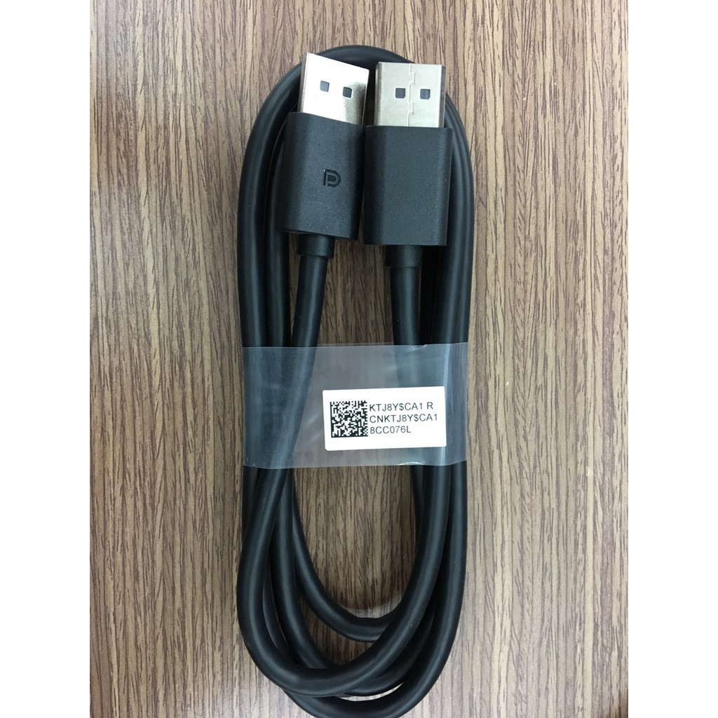 Cáp Displayport To Displayport - Rev: 1.2, Dài 1.8M- Support 2k-144Hz & 4k-60Hz - Bóc Màn Hình Dell Cao Cấp chính hãng