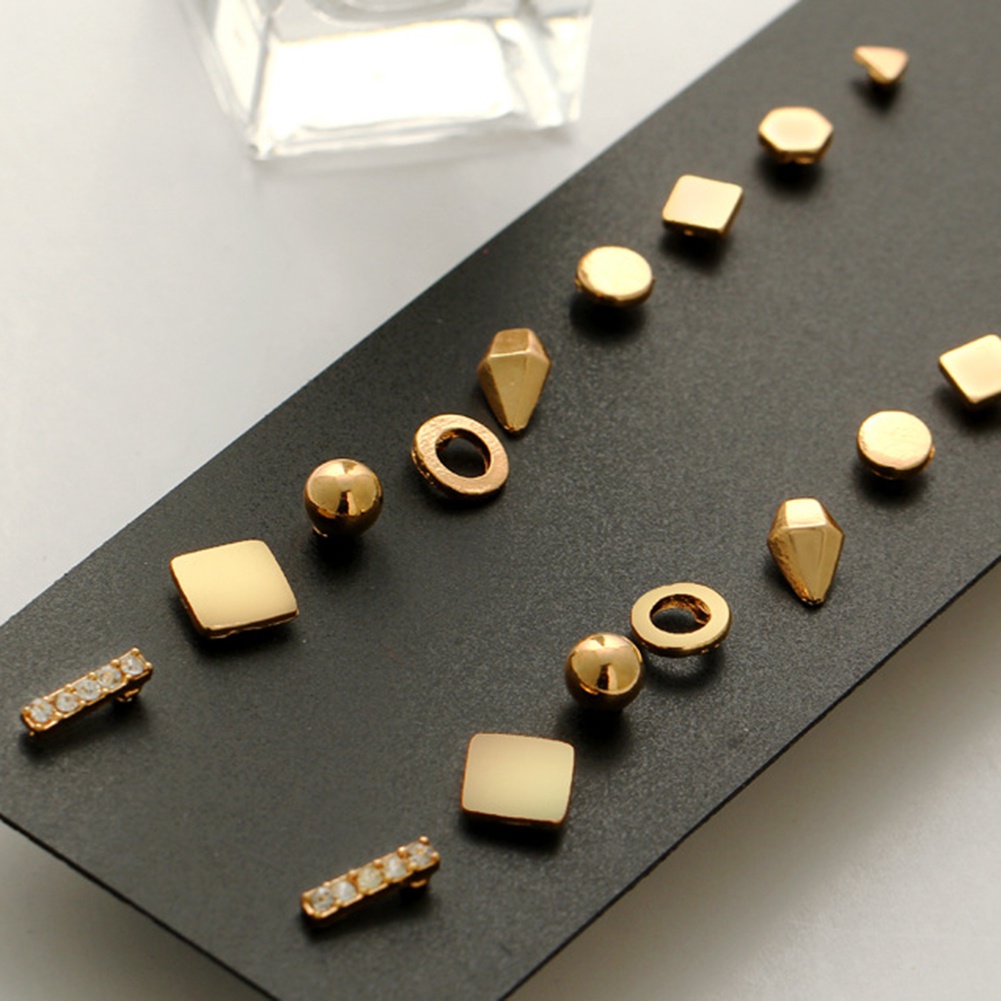 Set 9 đôi bông tai phong cách rock cho nữ